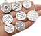 40pcs Inspiration Words Charms Craft Supplies Beads Charms Pendants for Jewelry Making Crafting Findings Accessory for DIY Necklace Bracelet (M331)